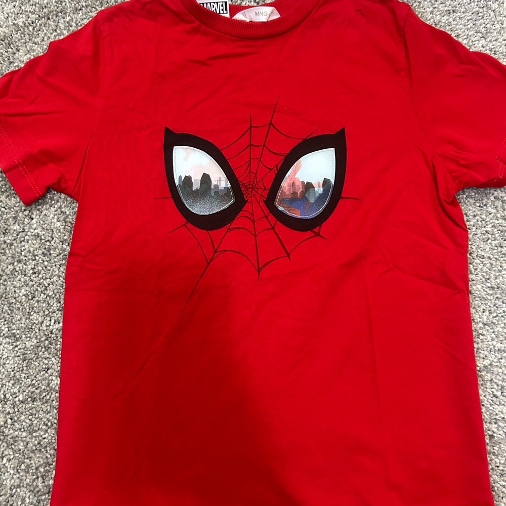Red Short Sleeve Spider-Man Tee kids